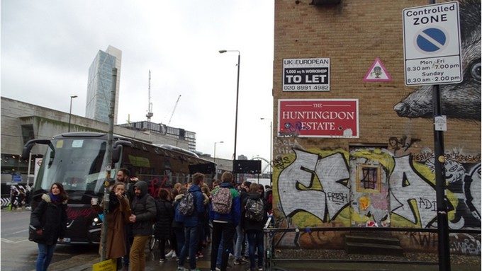 Quartier de Soreditch, haut lieu du Street Art !