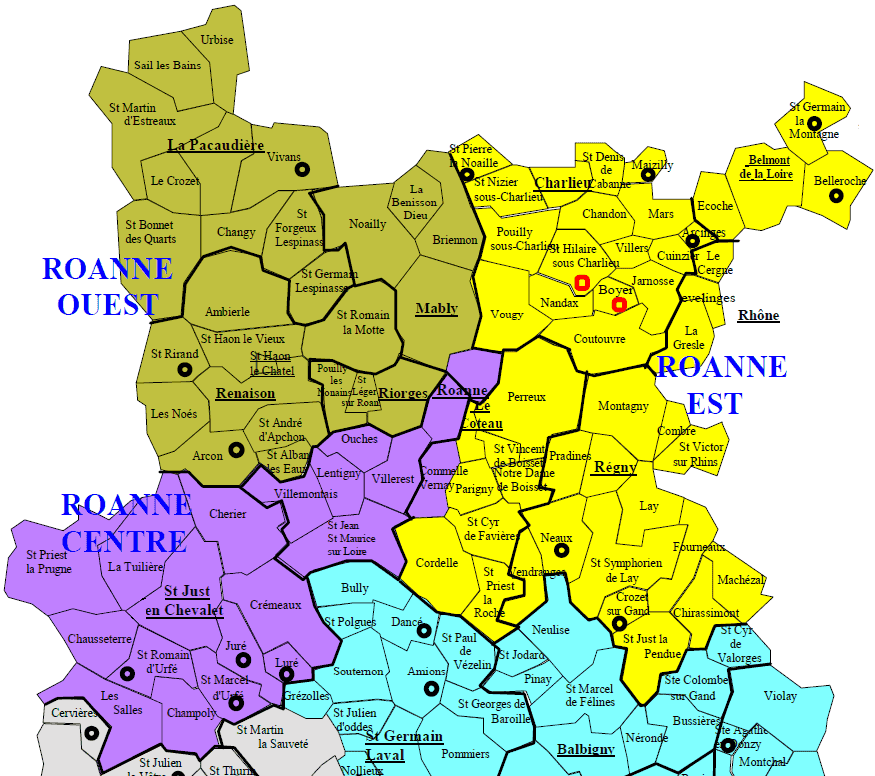 Carte (C) DSDEN 42